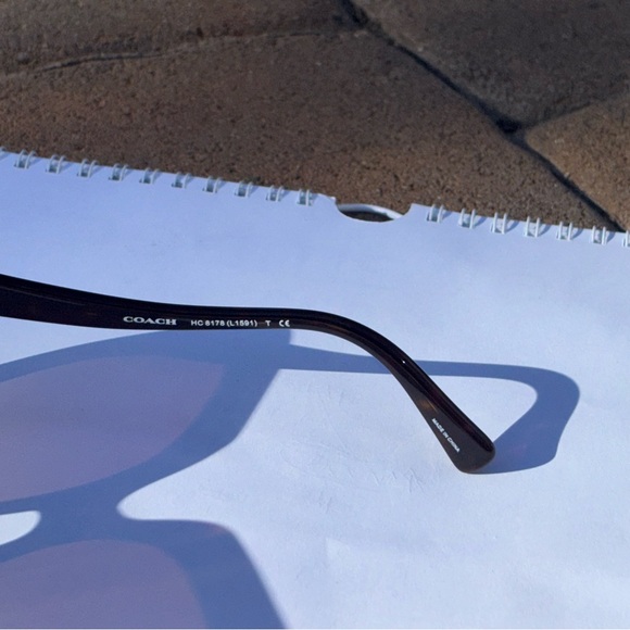 New Coach HC8178 Dark Tortoise Sunglasses - Picture 10 of 10